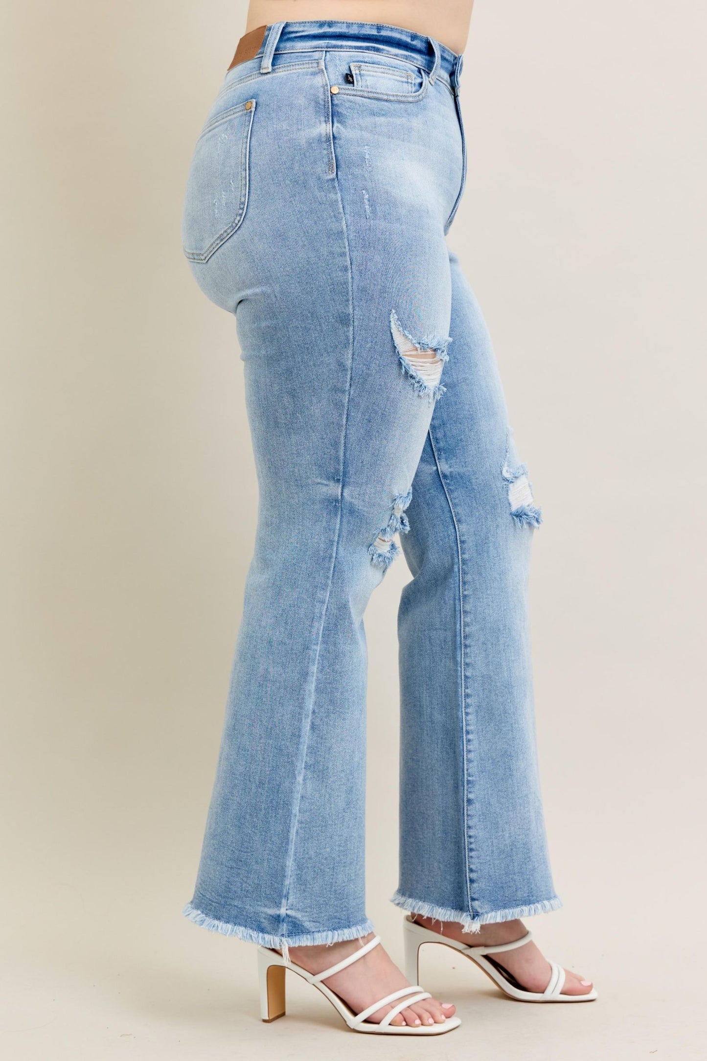 Thalia High Rise Flare Distressed by Judy Blue