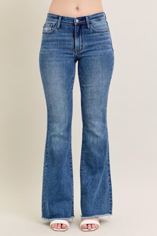 Briar Mid Rise Flare Non Distresseed by Judy Blue