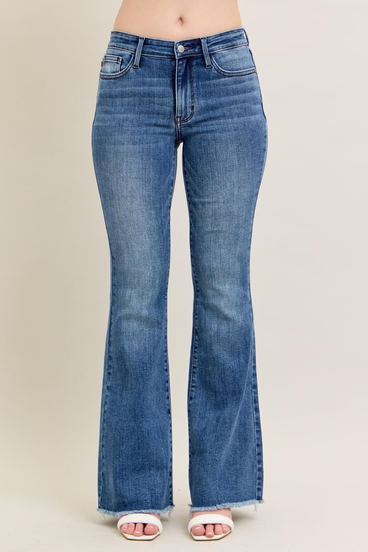 Briar Mid Rise Flare Non Distresseed by Judy Blue