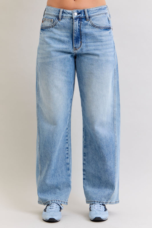 Isla High Rise Rigid Magic Wide Leg Non Distressed by Judy Blue