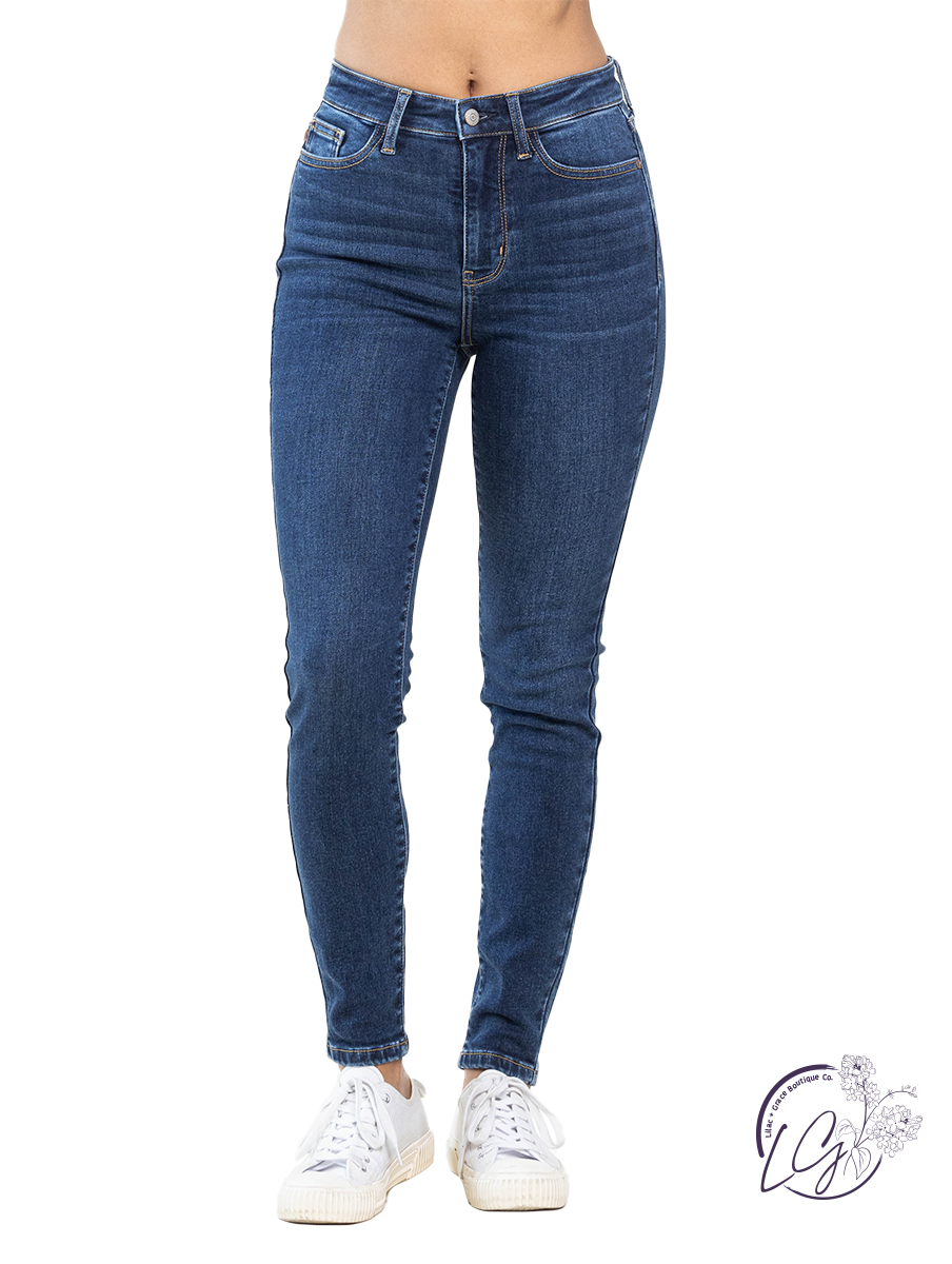 Quinsy High Waist Thermal Skinny  By Judy Blue