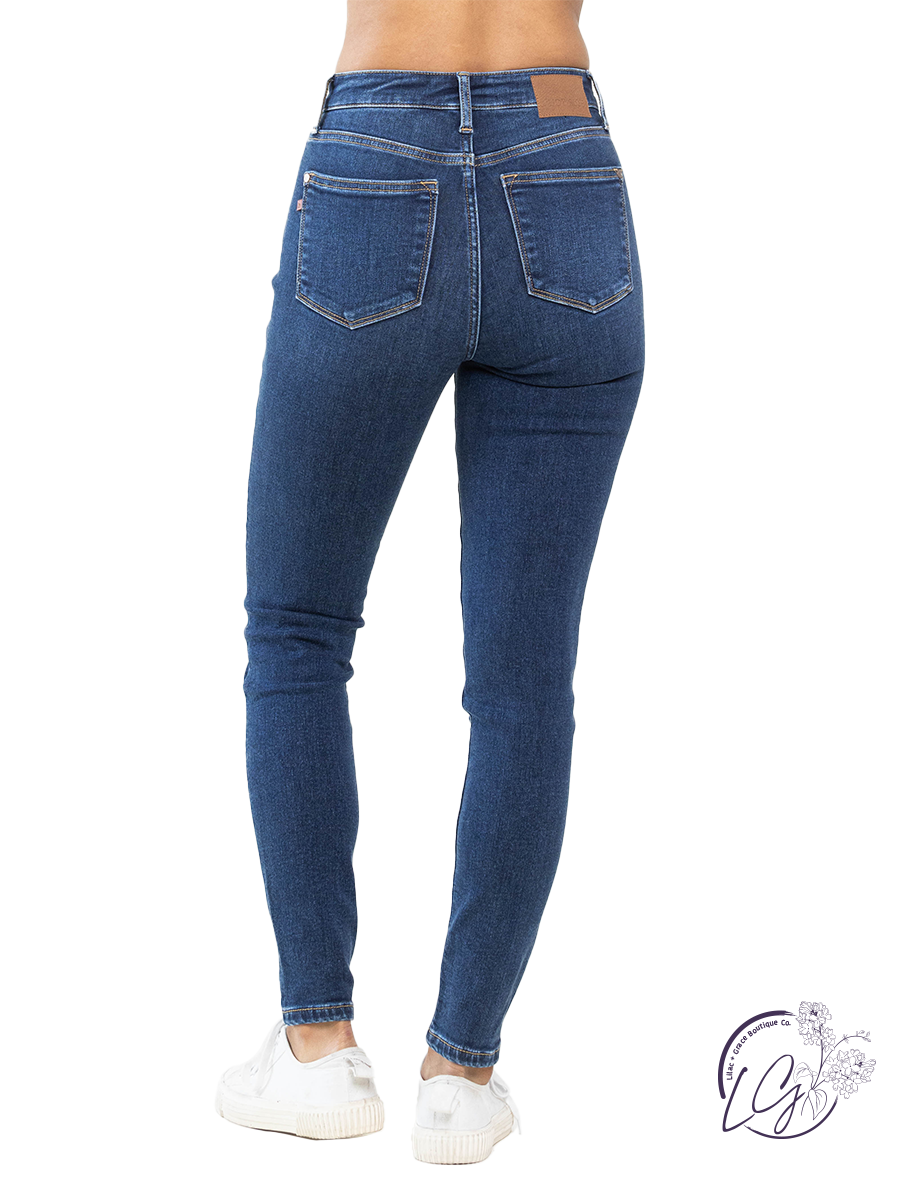 Quinsy High Waist Thermal Skinny  By Judy Blue