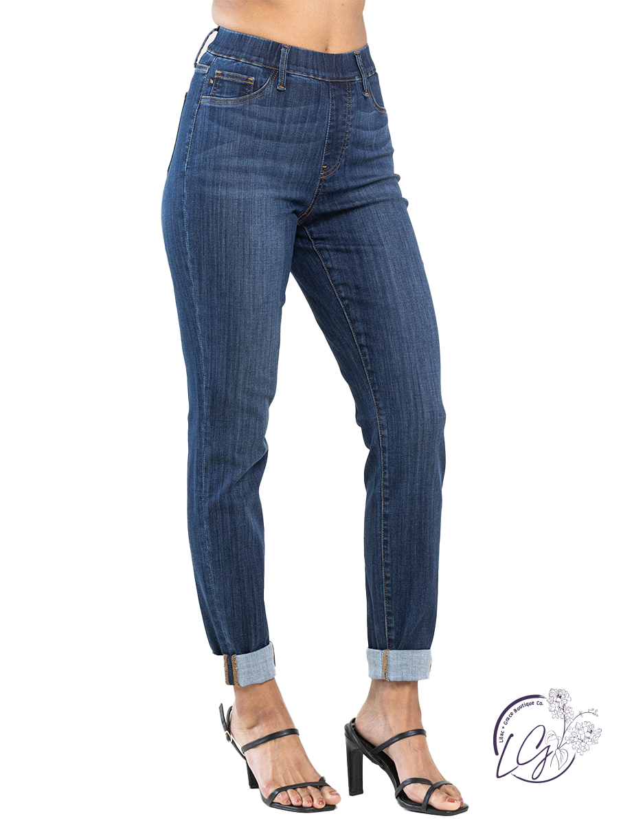 Naomi High Waist Pull On Jeans By Judy Blue