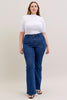 Della High Rise Flare Non Distressed by Judy Blue