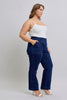 Noelle High Rise Work Wear Straight Non distressed by Judy Blue