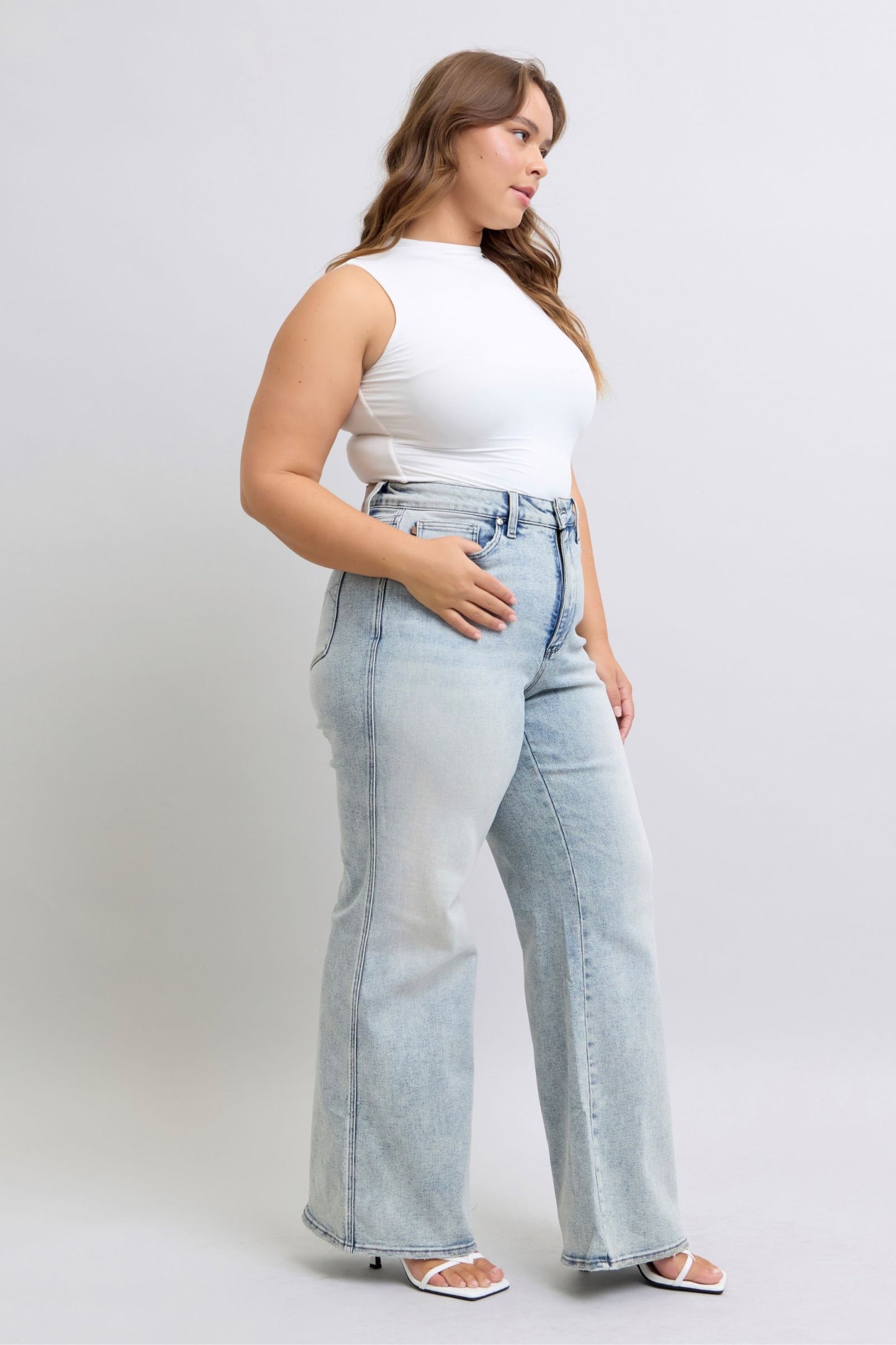 Alora High Rise Tummy Control Retro Wide