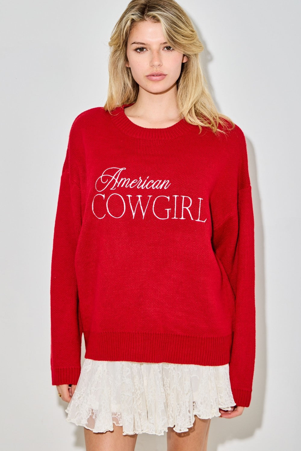 Desert Rose Cowgirl Sweater