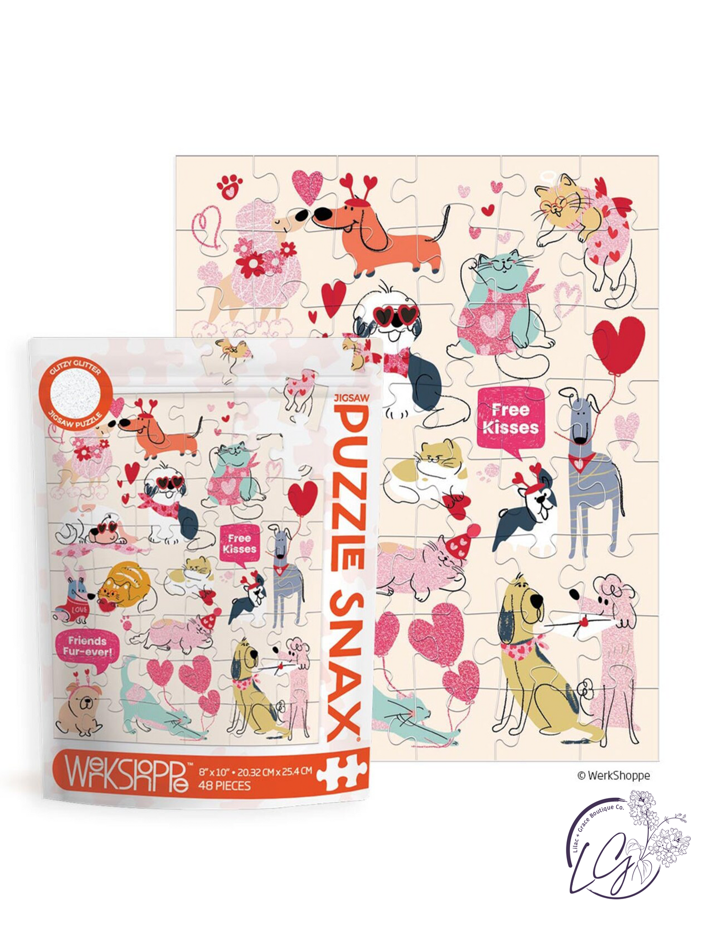 Friends Fur-Ever 48 Piece Mini JIgsaw Puzzle