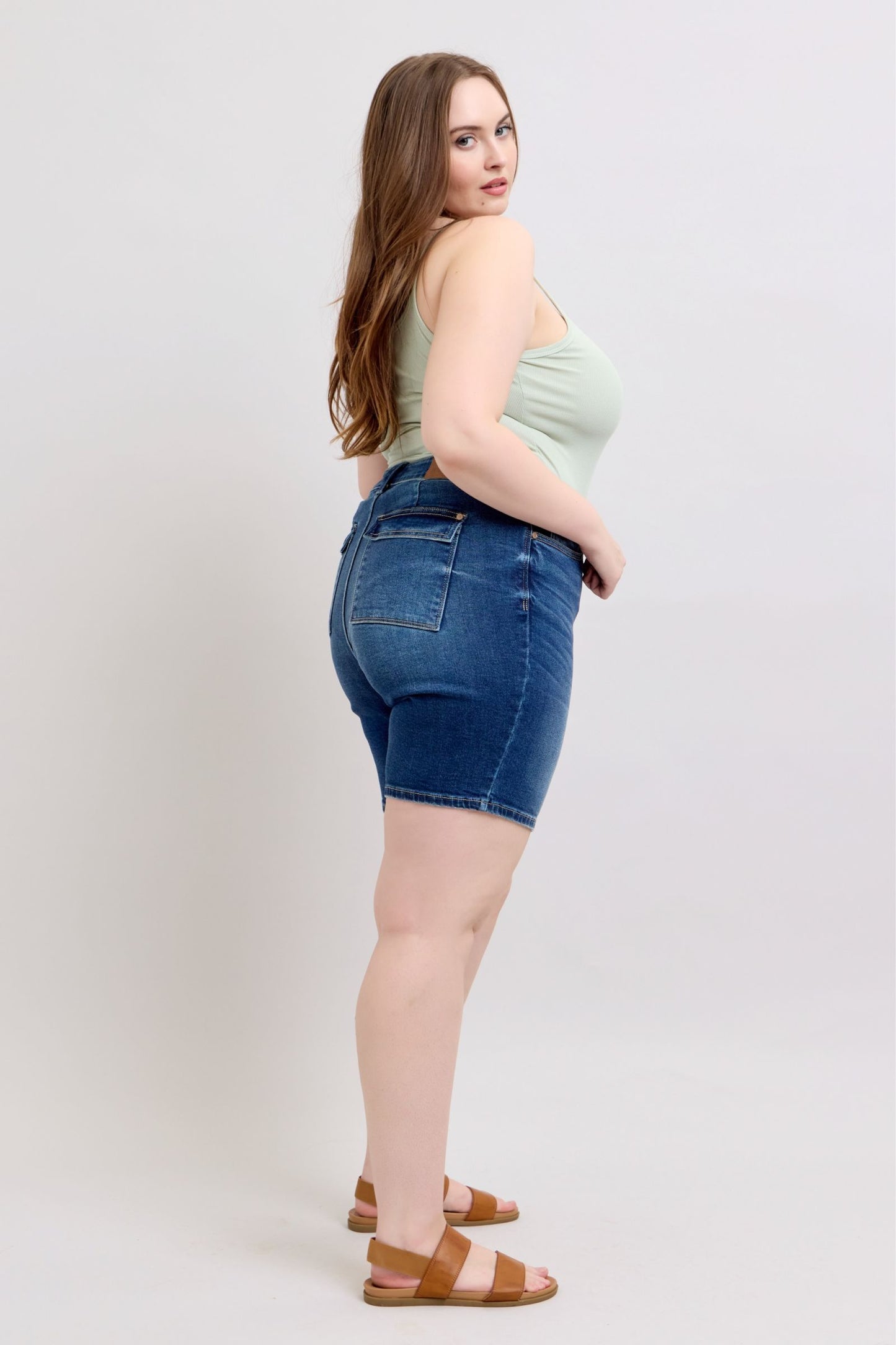 Mirelle High Rise Bermuda Short by Judy Blue