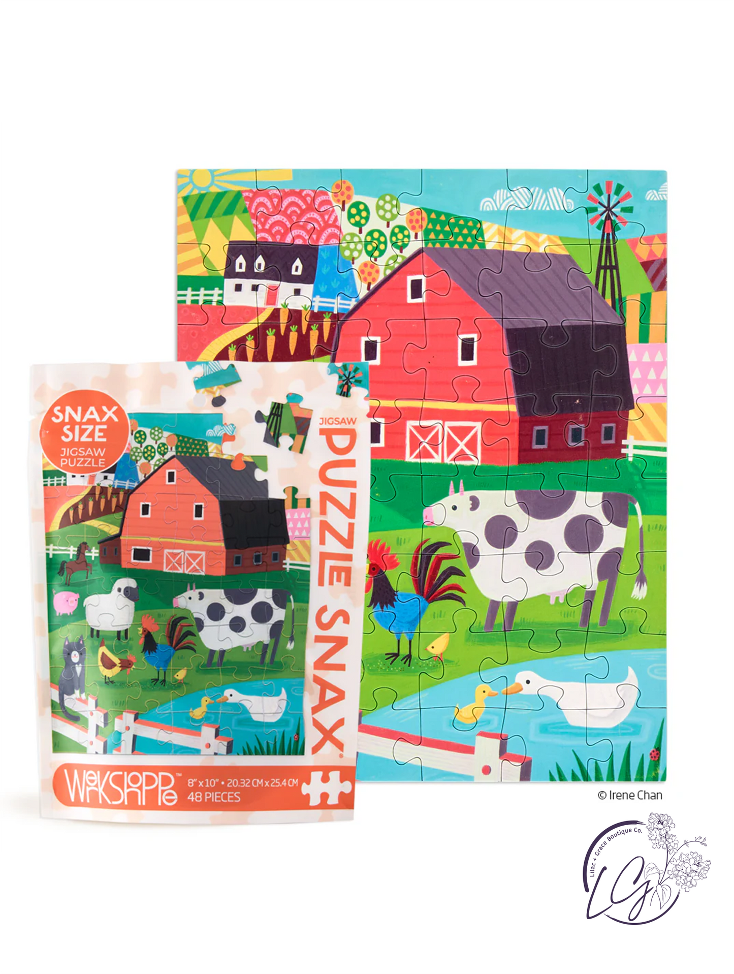 Farm Friends 48 Piece Puzzle Snax