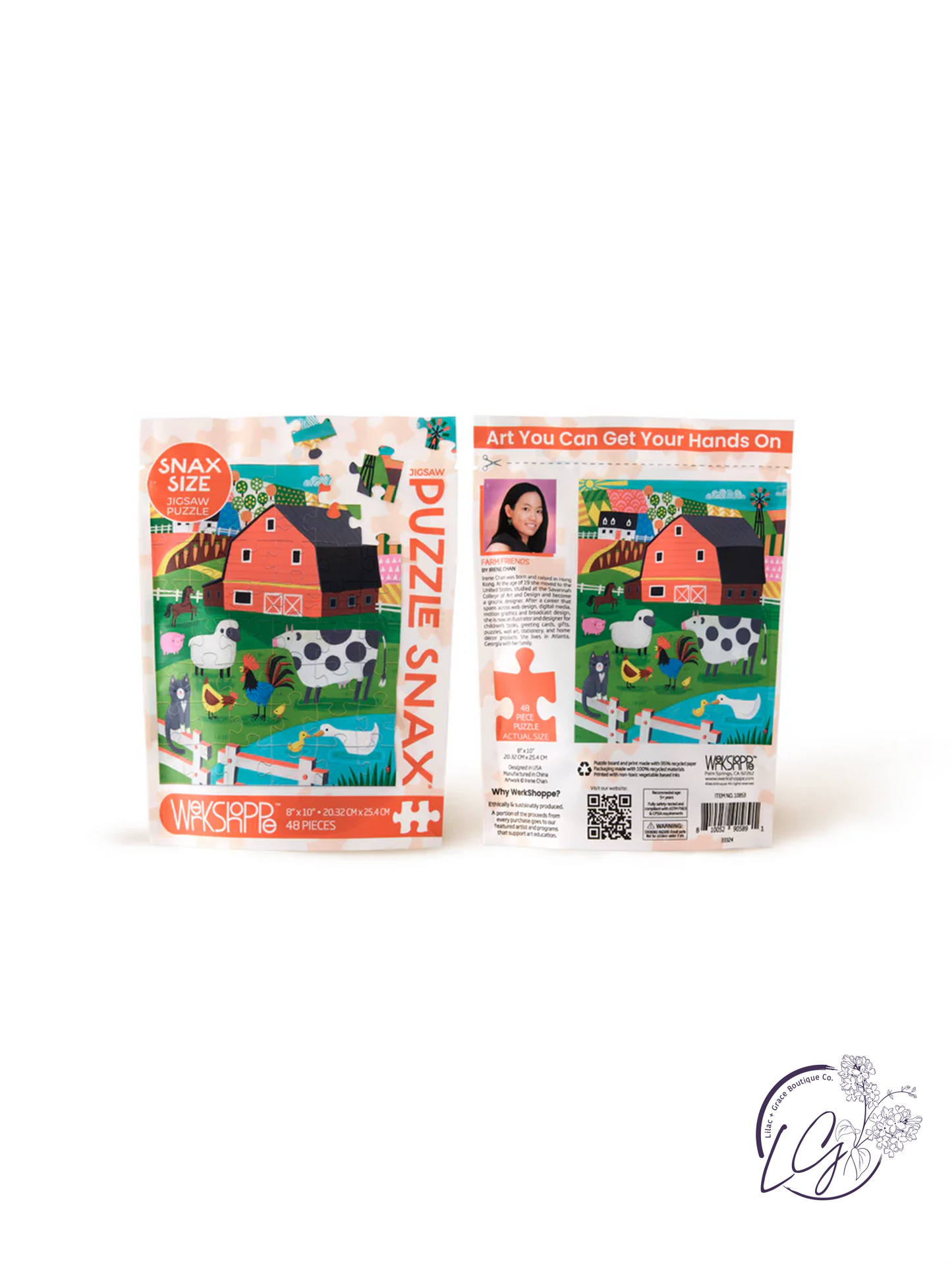 Farm Friends 48 Piece Puzzle Snax