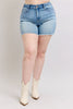 Tinsley High RIse Pink Stitched Shorts by Judy Blue