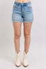Tinsley High RIse Pink Stitched Shorts by Judy Blue