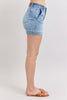 Perry High Rise Denim Trouser SHorts By Judy Blue