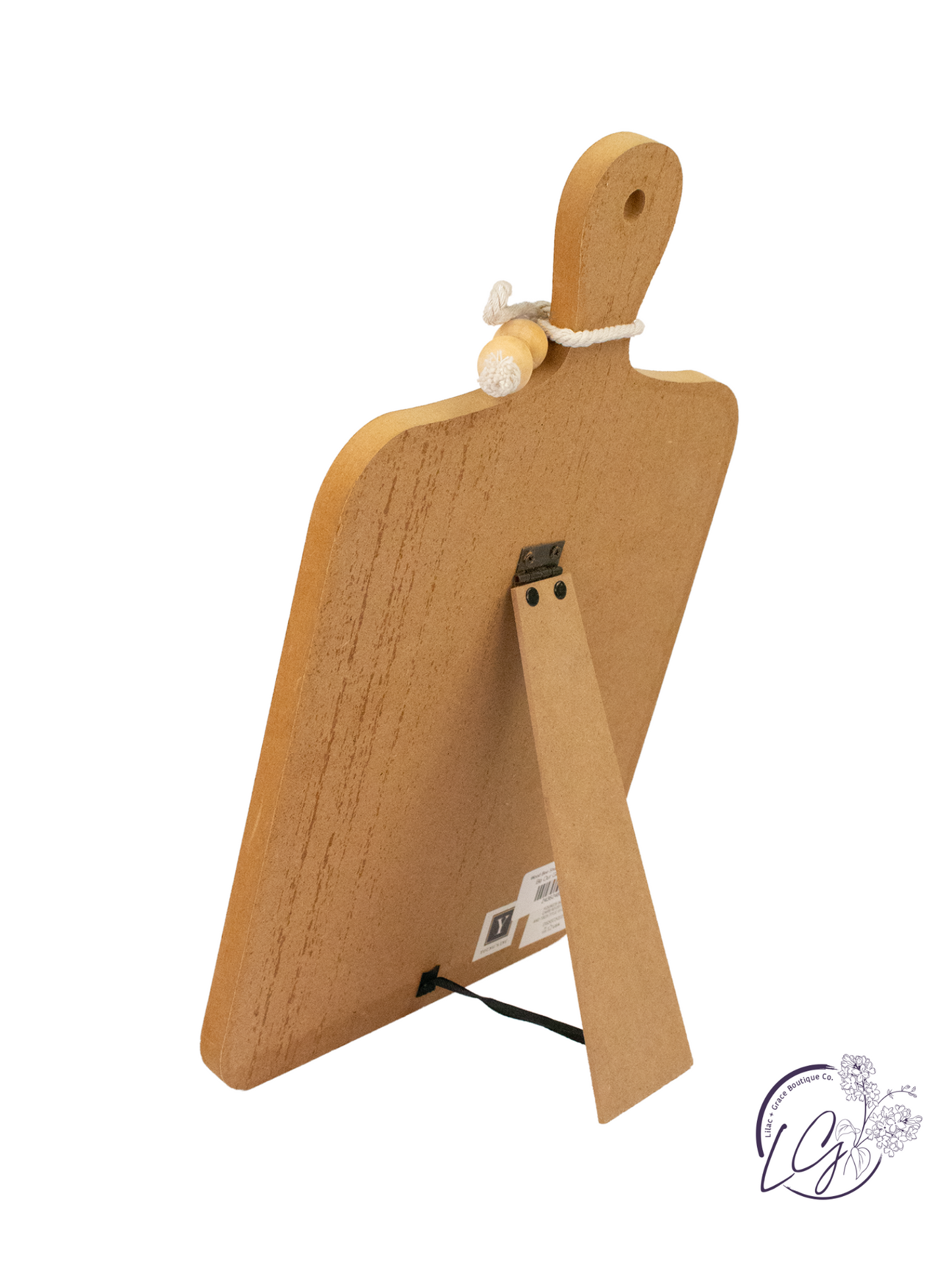 Wood Bee Shaped Wall Sign w/Bead