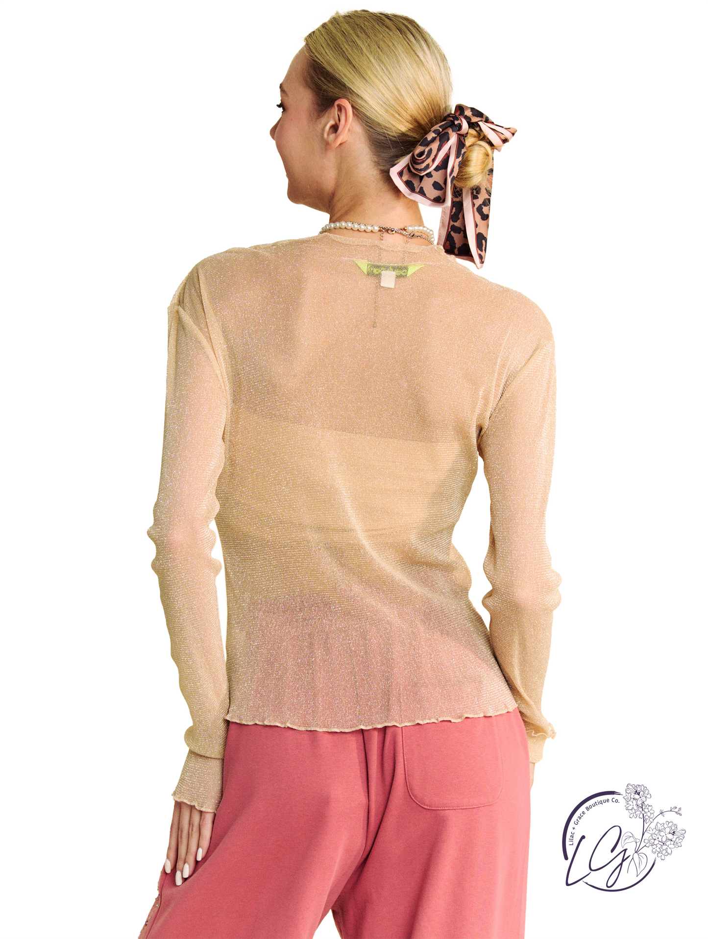 The Night Is Ours Mesh Top