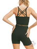 Cross Back Seamless Crop Tank