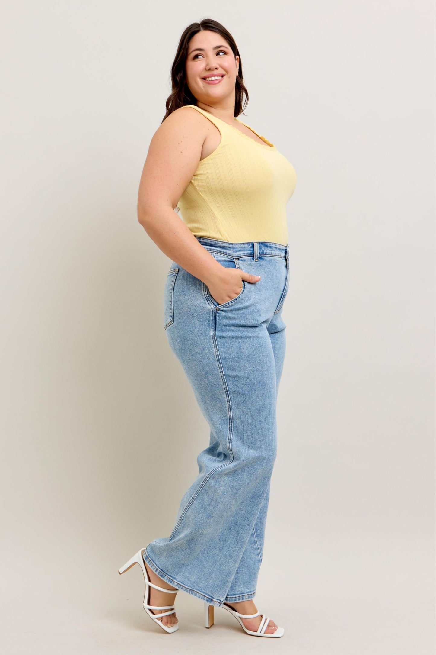 Sterling High Rise Retro Wide by Judy Blue