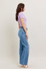 Clover High Rise Trouser Non distressed by Judy Blue