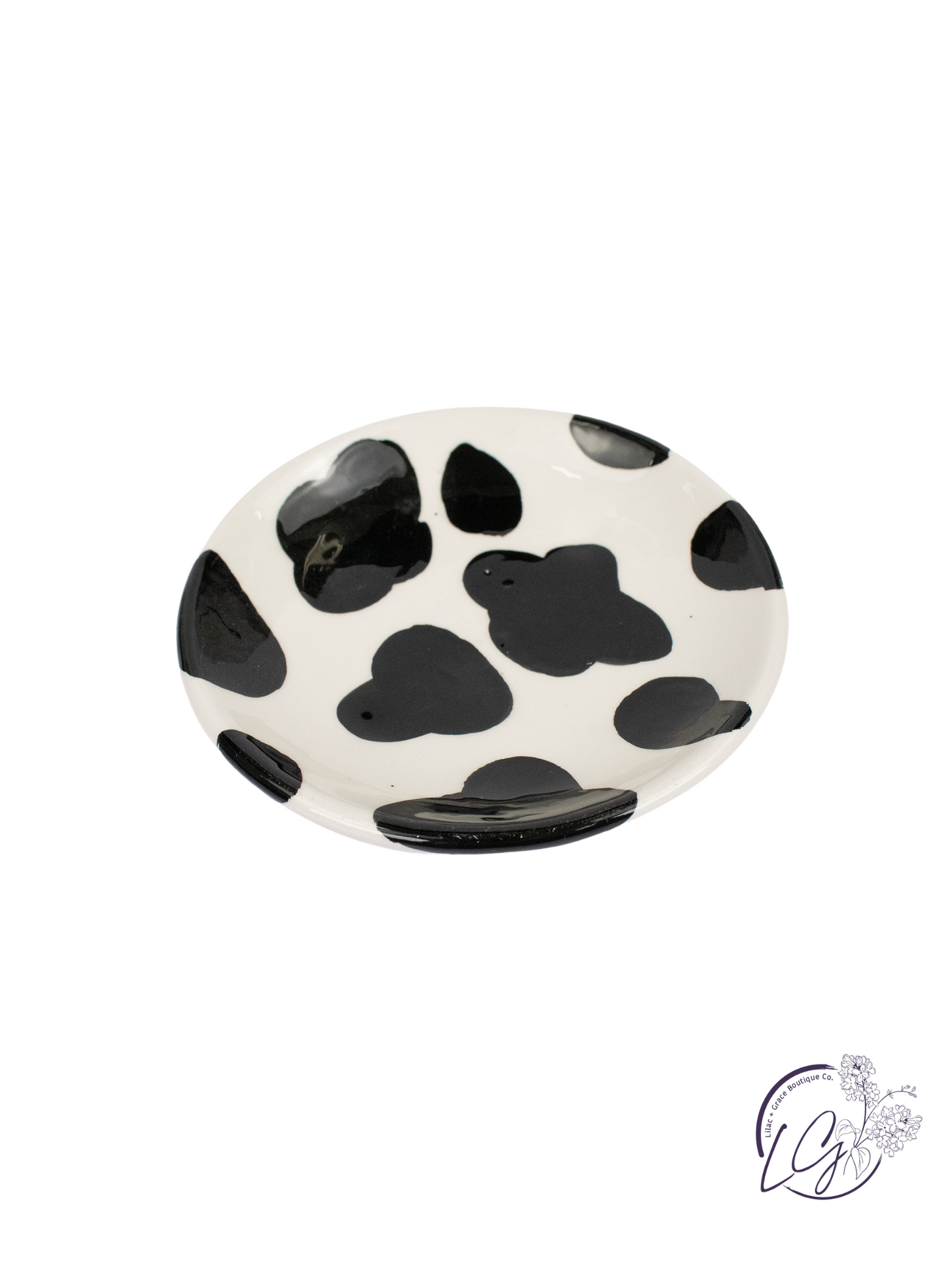 Ceramic Cow Trinket Dish