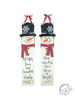 Snowflake Top Hat Snowman Light Up Banner