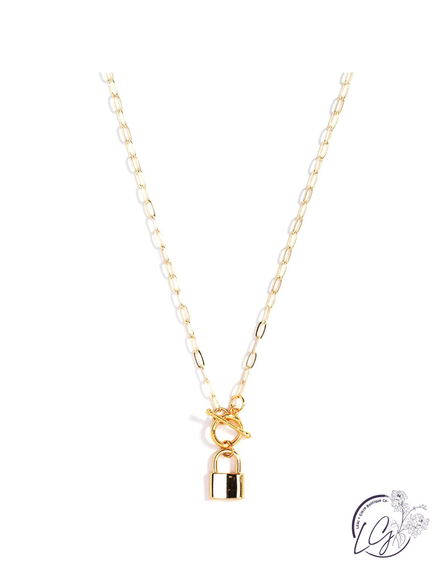 Lock Toggle Necklace