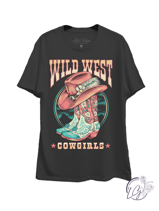 Wild West Cowgirl Graphic Top