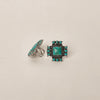 Western Square Stone Statement Ring