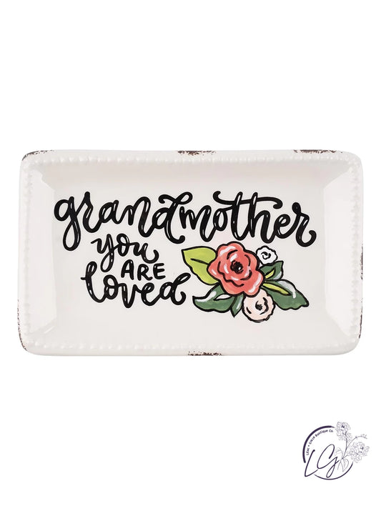 Grandmother You Are Loved Trinket Tray