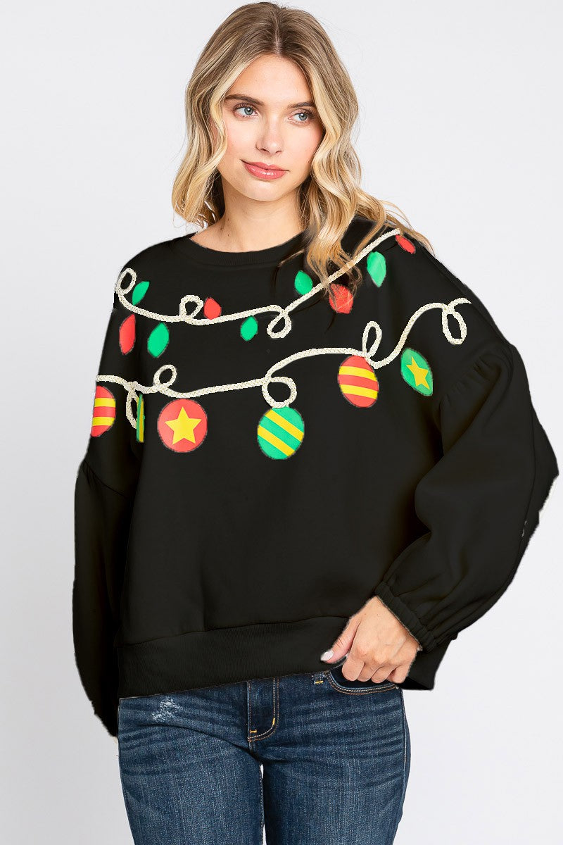 Curvy Deck the Halls Sweatshirt