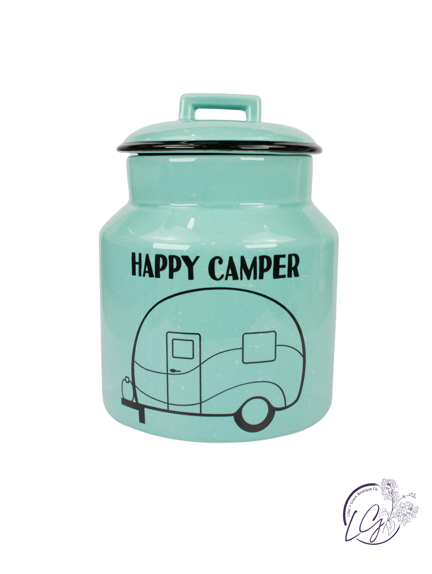 Ceramic Happy Camper Cookie Jar