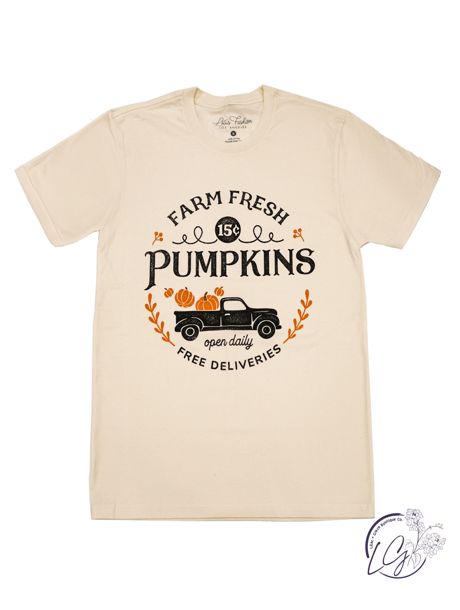 Fresh Farm Pumpkin Graphic Top