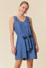 Breezy Knot Denim Romper