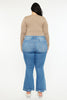 Curvy Olive High Rise Bootcut Jeans by Kan Can