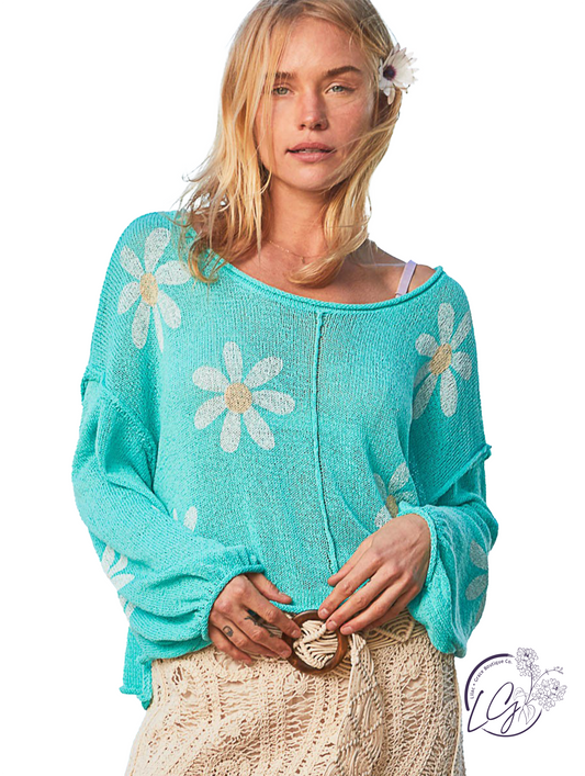 Daisy Drift Sweater