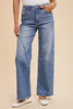 Modern Seam Wide Leg Jeans