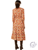 Warm Glance Floral Dress