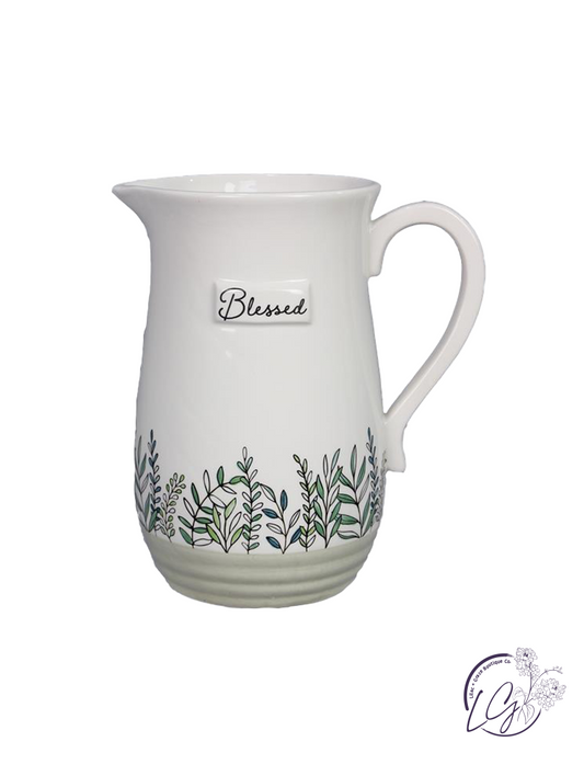 Quiet Cottage Ceramic Water Pitcher