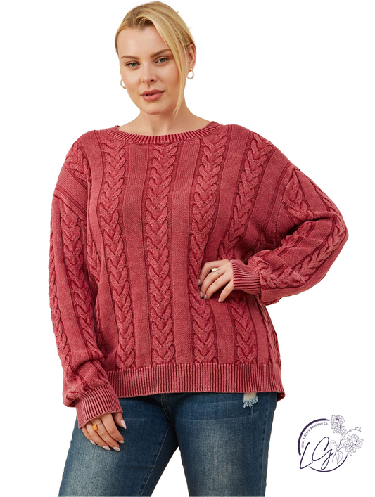 Curvy Stay Where You Are Sweater