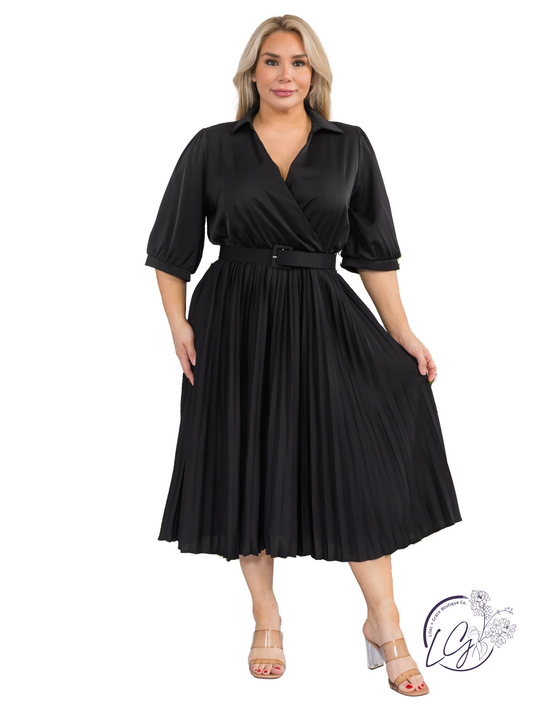 Curvy Chic In Motion Midi Dress