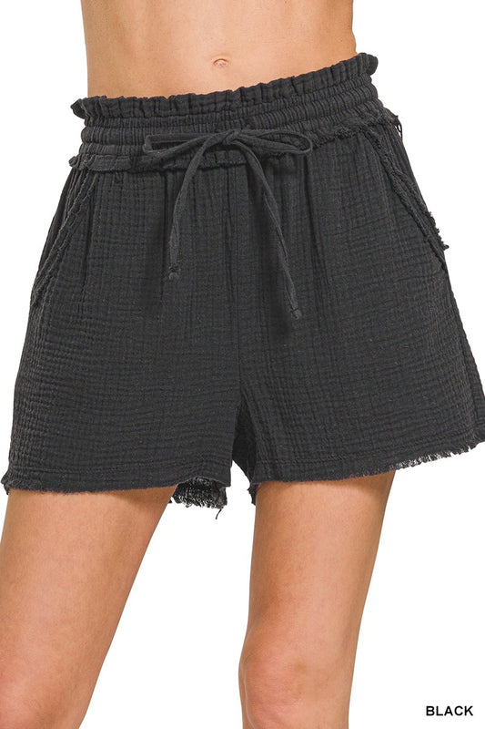 Time Hushes Drawstring Shorts