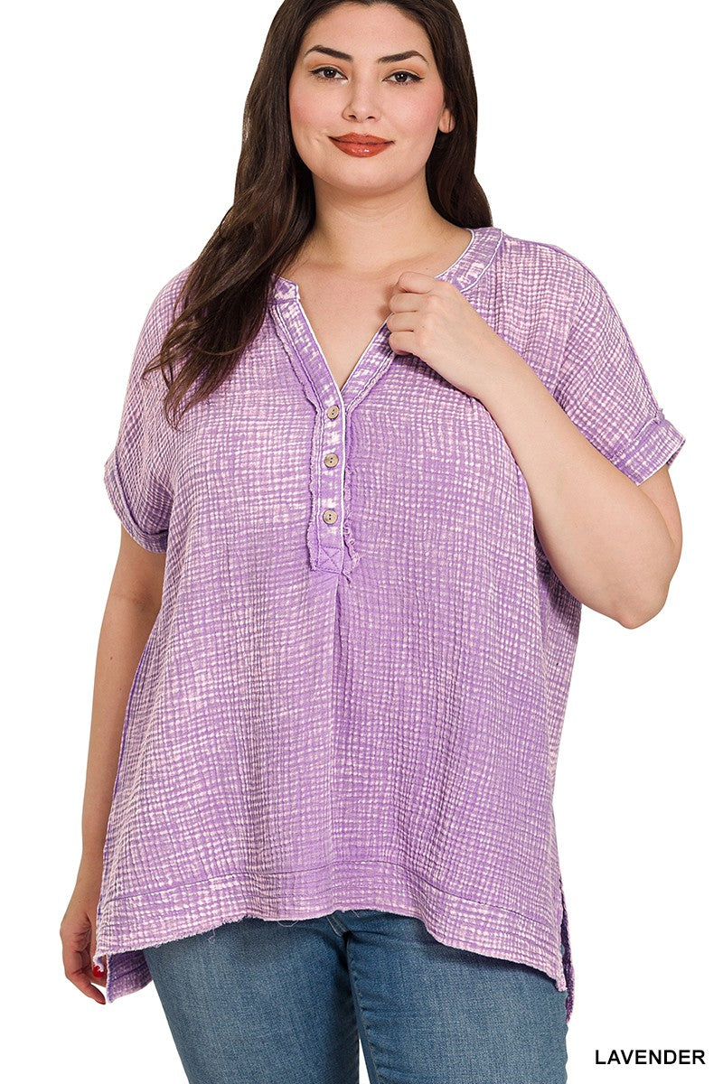 Curvy Evening Shadows Shirt