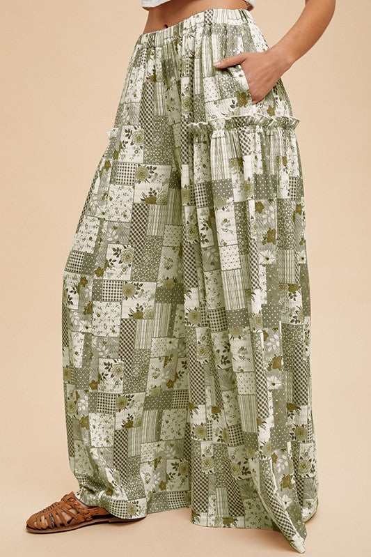 Quiet Garden Wide Leg Pants