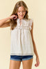 Meadow Light Floral Flowy Blouse