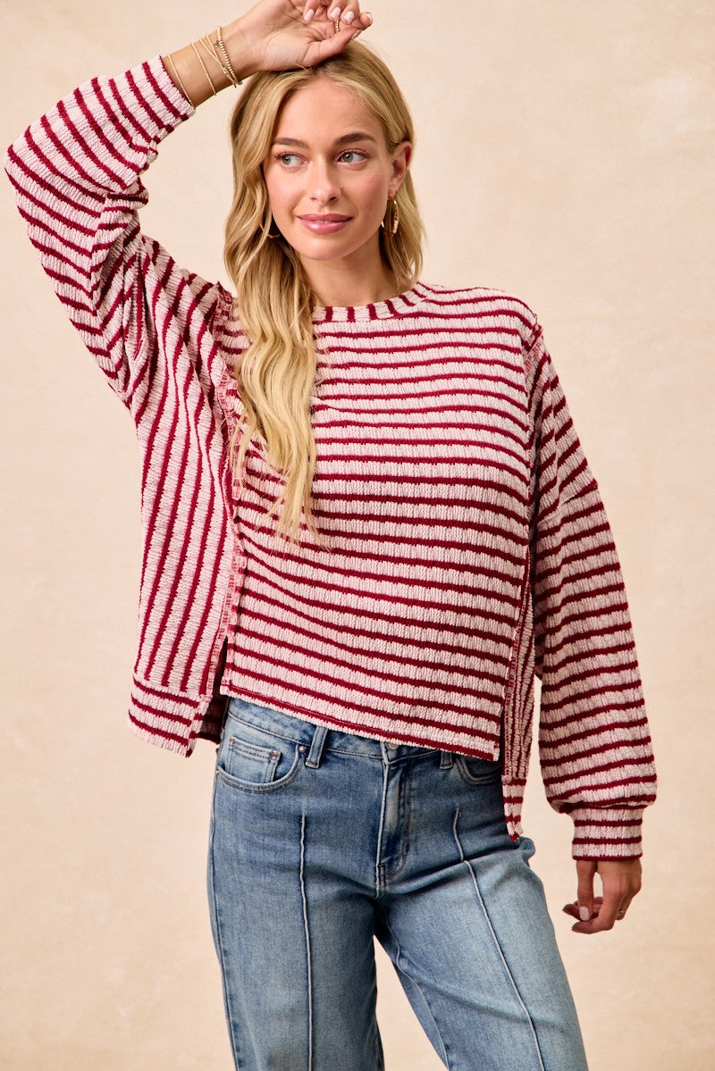 On Woven Ground Knit Top