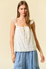 Summer Blossom Rouched  Cami Top