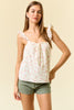 Summer Blossom Rouched  Cami Top