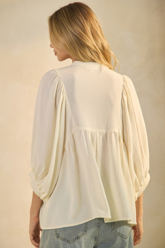 Timeless Tie Blouse
