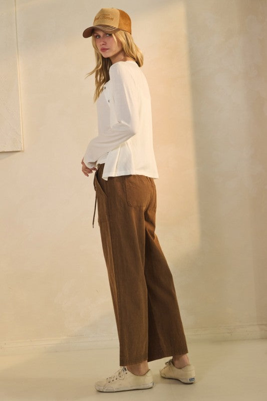 Washed & Wild Wide Pant