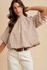 Rustic Lane Puff Sleeve Top